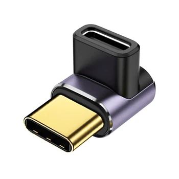 40 Гбит/с USB C, 90-градусный удлинитель, быстрая зарядка PD 100 Вт для MacBook Steam Deck