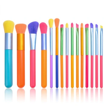 Красочный набор кистей для макияжа Puffyangel-vet.ru Makeup Brush Полный набор портативных инструментов для макияжа