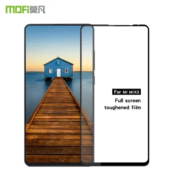 Для Xiaomi Mi Mix 3 Glass Полное покрытие Оригинальная Защитная пленка для экрана Mofi Mi Mix 3 Fim Protector 6,39 
