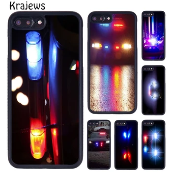 Полицейские машины Krajews, светящиеся в темноте, чехол для телефона iPhone 15 14 6 7 8 plus X XR XS 11 12 13 pro max coque