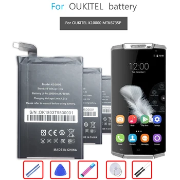 Для OUKITEL K10000 MTK6735P Сменные Батарейки Для Сотового Телефона OUKITEL K10000 MTK6735P Аккумулятор 10000 мАч