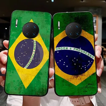 Бразилия Бразильский флаг Чехол Для Телефона Huawei mate 10 20 30 40 50 lite pro nova 3 3i 5 6 SE 7 pro 7SE