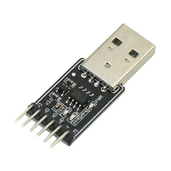 Модуль последовательного порта USB-TTL CH340N с чипом CH340, Встроенный в адаптер преобразователя 5 В-3,3 В FS-USB-UTTL