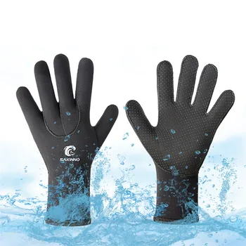 Перчатки для дайвинга 3 мм, мужские и женские теплые нескользящие перчатки, защищающие от ударов, от медуз, снаряжение для подводного плавания, скейтбординга, экстремальных видов спорта