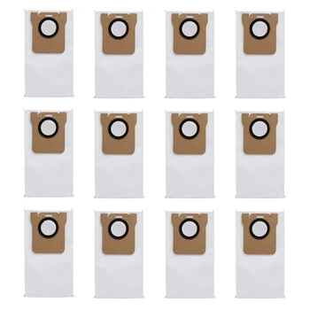 12шт Вакуумных Пакетов Для Xiaomi Mijia STYTJ05ZHM Комплект Пылесборников Для Сбора Пыли Робот-Пылесос Для Подметания Запасных Частей
