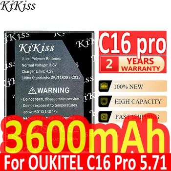 3600 мАч KiKiss Мощный аккумулятор C16pro для OUKITEL S68/C16 Pro 5,71 