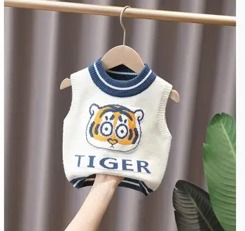 Новый детский свитер в иностранном стиле 2023 года выпуска.