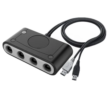 Разъем 3 в 1, конвертер контроллера NGC, адаптер GC для Wii U / коммутатор / ПК с функцией Turobo