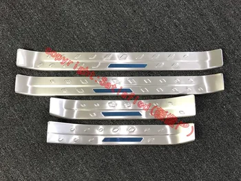 Защитные накладки на пороги из нержавеющей Стали Для Toyota C-HR CHR 2017 2018 2019 Автомобильные Аксессуары Наклейки