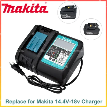 100% Оригинальное Зарядное Устройство Makita 14,4 В-18 В DC18RC Зарядное Устройство Makita 6000 мАч Bl1830 Bl1430 BL1860 BL1890 Зарядное Устройство для инструмента