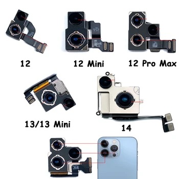 Оригинальная Задняя камера Для Iphone 12 Pro Max Задняя камера С Задним Основным Объективом и Фронтальная Камера Для iPhone 14 Pro Max / 13 Pro Max