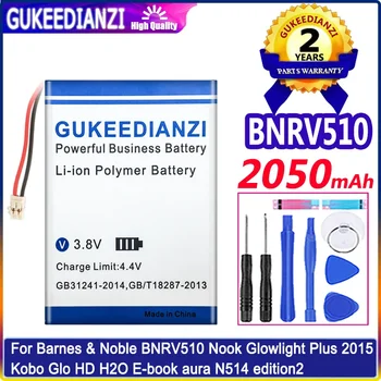 PR-285083 Аккумулятор емкостью 2050 мАч для Barnes & Noble BNRV510 Nook Glowlight Plus 2015 Kobo Glo HD H2O Электронная книга Aura N514 Edition2