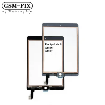 GSM-FIX Оригинальный Сенсорный Экран + OCA для iPad Air 2 A1566 A1567 Замена Стекла Дигитайзера с Сенсорным экраном