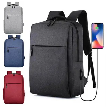 Мужской многофункциональный USB-зарядный модный деловой повседневный туристический противоугонный водонепроницаемый 15,6-дюймовый мужской рюкзак для ноутбука.