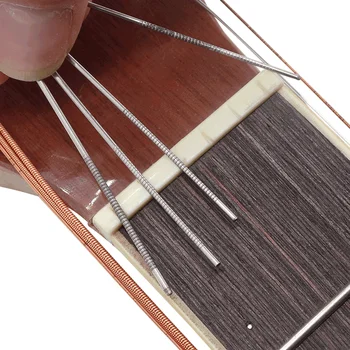 Напильник для долбления гаек Профессиональный прочный стальной серебристый набор пилок для долбления пильных стержней Инструмент для ремонта бас-гитары
