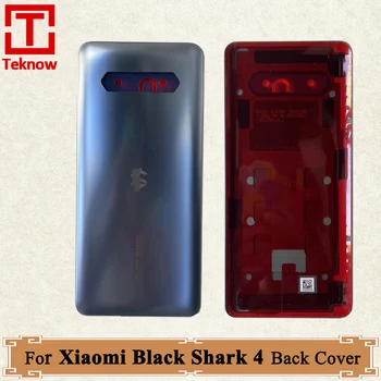 Оригинальная новая задняя крышка для Xiaomi Black Shark 4 Задняя крышка батарейного отсека Стеклянная дверца Задняя крышка корпуса Запчасти для замены Shark4