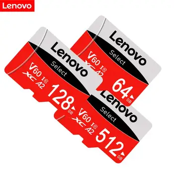 Lenovo Original Новейшая Карта Micro SD Емкостью 2 ТБ Class 10 V60 Trans 128 ГБ Флэш-карты SD Для Камеры Nintendo Switch 1 ТБ 512 ГБ TF-Карта