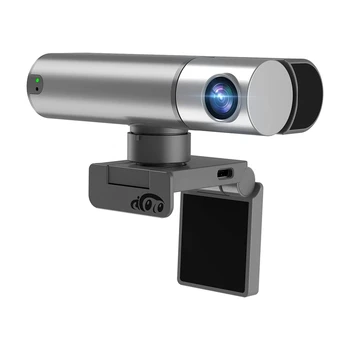Веб-камера 2K с интеллектуальным датчиком, управление жестами, компьютерная камера с зумом, подходящая для игровой конференции Youtube