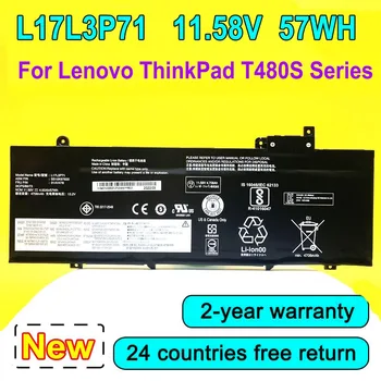 Новый Аккумулятор для Ноутбука L17L3P71 Lenovo ThinkPad Серии T480S L17M3P71 01AV478 01AV479 SB10K97620 SB10K97621 01AV480 SB10K97622