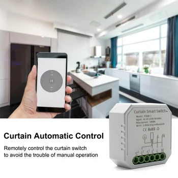 SMG-E0902 Blind WiFi Smart Switch Интеллектуальное Голосовое Управление Tuya Smart Electric Curtain Controller С Alexa Google Smart Home