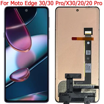 Новый Оригинальный Для Motorola Edge X30 20 20Pro 30 30Pro ЖК-дисплей с Сенсорным экраном 6,7 