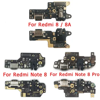 usb-плата для зарядки xiaomi redmi note 8 Pro 8A note8 порт зарядки разъем для док-станции на печатной плате гибкие запасные части для замены