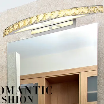 540 мм светодиодный зеркальный светильник crystal bathroom light 15 Вт светодиодный настенный бра над зеркалом спальня туалет макияж освещение WY428