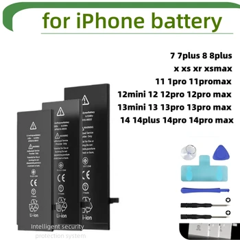 Аккумулятор AAA Аккумуляторная батарея для iPhone13 11 12 Pro SE 7 8 Plus X XS Max аккумулятор для iphone Аккумулятор