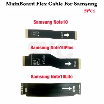 5 шт. Основная плата, ЖК-гибкий кабель для Samsung Note 10 Lite, Note 10 Plus