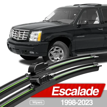 Для Cadillac Escalade 1998-2023, щетки стеклоочистителя переднего стекла, 2 шт., аксессуары для окон 2000 2008 2011 2016 2018 2019
