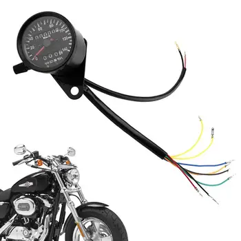Спидометр мотоцикла, Одометр, Механический датчик пробега со светодиодной подсветкой, индикатор подсветки мотоцикла, Ретро модификация
