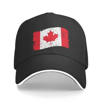 Модная бейсболка с флагом Канады для мужчин и женщин, регулируемая по индивидуальному заказу Adult Day Pride, Канадский дизайн, шляпа для папы в стиле хип-хоп