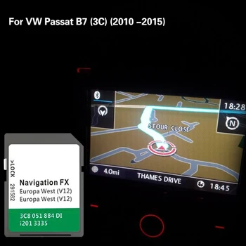 Подходит для VW Passat B7 (3C) (2010 -2015) FX RNS310 Чехол Польша Сан-Марино Швеция Навигационная карта SD-карты