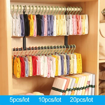 Доска для быстрого складывания одежды DressBook, сложенное платье и футболка для брюк для хранения в шкафу