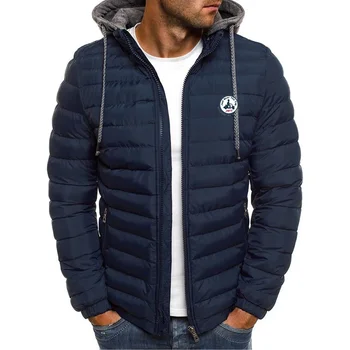 Мужская куртка JOTT, осенне-зимняя куртка, одежда для спорта и отдыха, хлопчатобумажная куртка с капюшоном, легкий зимний пуховик
