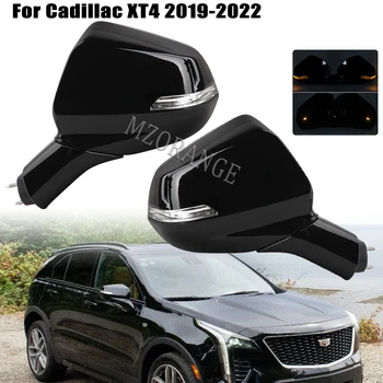 Электрическое Зеркало Заднего Вида Боковой Двери Cadillac XT4 2019 2020 2021 2022 С Контрольной Лампой Обогреватель Шторки Автомобильные Аксессуары 8wire