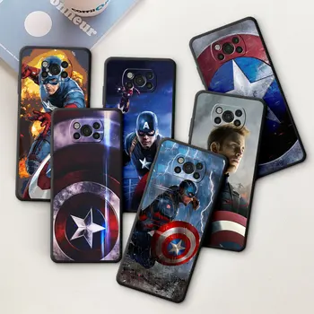Герой Капитан Америка Marvel Чехол для Motorola Moto G30 G52 G72 G22 G31 G32 G82 G8 Power Lite G71 5G G200 G50 G51 G60 Чехол