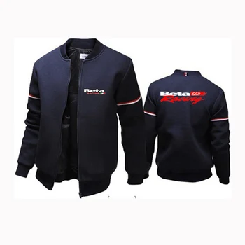 2023 Новая мужская мода для мотокросса с принтом Beta Racing, высококачественные Тонкие куртки с длинными рукавами и круглым вырезом, повседневные пальто