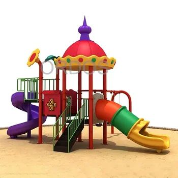 Интересная игровая площадка, детская игровая площадка, игровая площадка на открытом воздухе, Комбинированная пластиковая горка на открытом воздухе