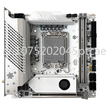 Материнская плата B760i LGA 1700 Поддерживает Intel Core 12th 13th DDR4 3200 МГц Оперативной памяти Новейшей версии mini itx B760i-Snow Dream