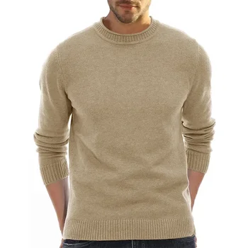 2023 Мужской свитер Европейский и американский Мужской трикотаж Утолщенный свитер с высоким воротом Мужская подкладка