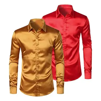 Мужская рубашка с отворотом, шелковисто-мягкий однотонный кардиган для женщин, мужская рубашка с отворотом, с длинным рукавом и пуговицами, осень-весна, средней длины.